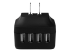 StarTech.com 4-Port Travel USB Wall Charger - Ovansidan