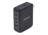 Startech 140W USB-C Wall Charger, USB-C/USB-A, PD GaN Power Adapter - Vänster vinkel