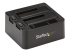 StarTech.com Dual-Bay USB 3.1 to SATA Hard Drive Docking Station, USB 3.1 (10 Gbps) Hard Drive Dock, External 2.53.5 SATA IIIIII, SSDHDD Docking Station, Hot-Swap Hard Drive Bay - Vänster vinkel
