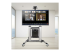 StarTech.com Rolling TV Cart/Stand On Wheels, Up to 100inch/220lb Screens - Framsidan