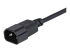 StarTech.com 1 m strömförlängningskabel, C14 till C13, 10 A 125 V, 18AWG, förlängningskabel för datorer, IEC-320-C14 till IEC-320-C13 AC-förlängningskabel för strömförsörjning, UL-listad - Närbild