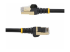 StarTech.com 5m CAT6A Ethernet Cable, 10 Gigabit Shielded Snagless RJ45 100W PoE Patch Cord, CAT 6A 10GbE STP Network Cable w/Strain Relief, Black, UL Certified Wiring/TIA - Flera vinklar